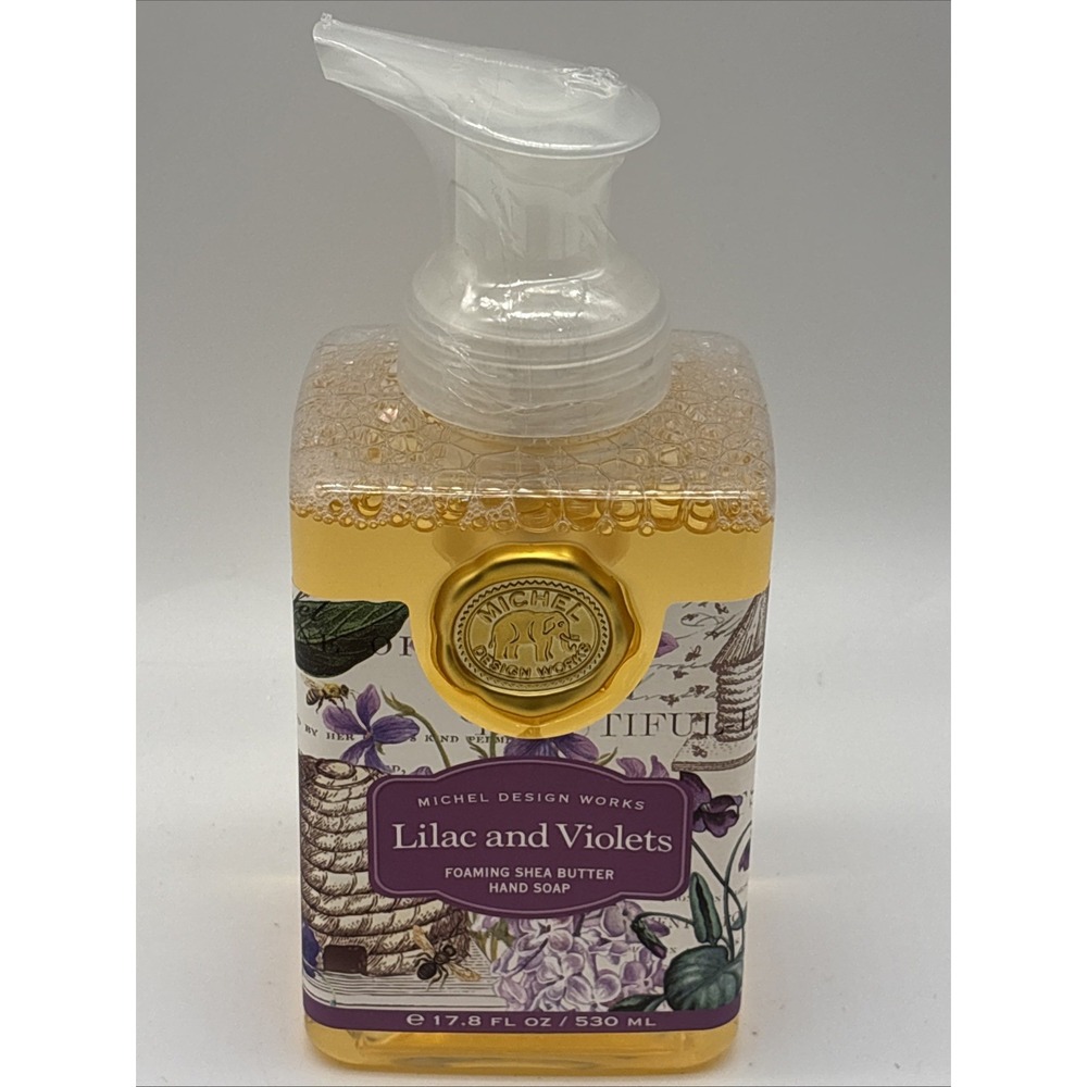 Michel Design Works LILAC AND VIOLETS  hand soap. NOS Discontinued.